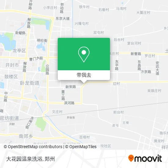 大花园温泉洗浴地图