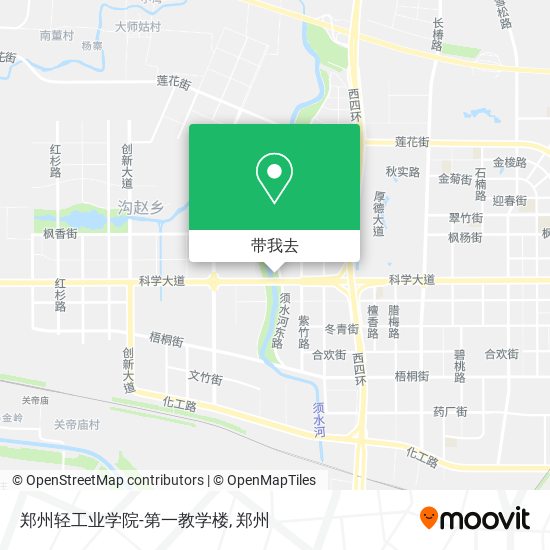 郑州轻工业学院-第一教学楼地图