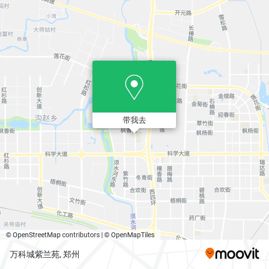 万科城紫兰苑地图