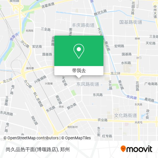 尚久品热干面(博颂路店)地图