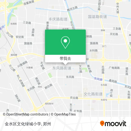 金水区文化绿城小学地图