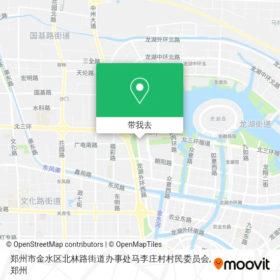 郑州市金水区北林路街道办事处马李庄村村民委员会地图