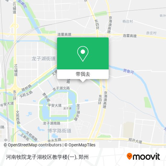 河南牧院龙子湖校区教学楼(一)地图