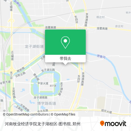 河南牧业经济学院龙子湖校区-图书馆地图