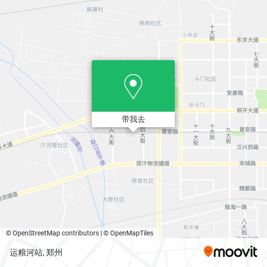运粮河站地图
