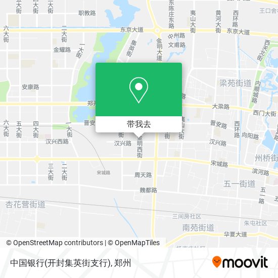 中国银行(开封集英街支行)地图