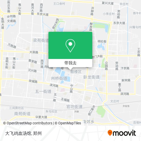 大飞鸡血汤馆地图