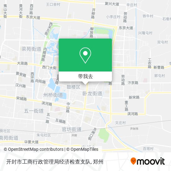 开封市工商行政管理局经济检查支队地图