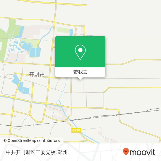 中共开封新区工委党校地图