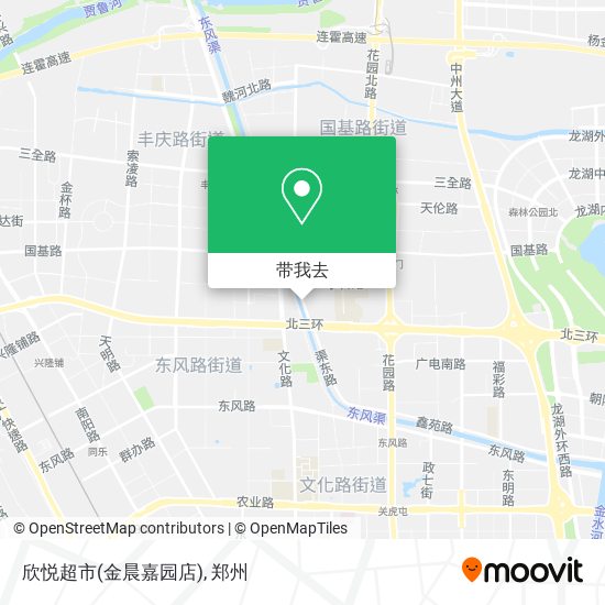 欣悦超市(金晨嘉园店)地图