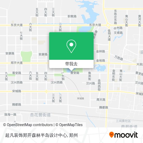 超凡装饰郑开森林半岛设计中心地图