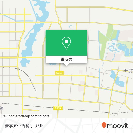 豪享来中西餐厅地图