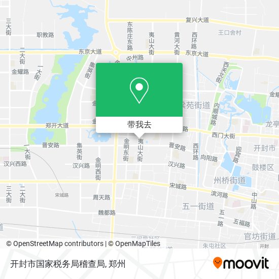 开封市国家税务局稽查局地图