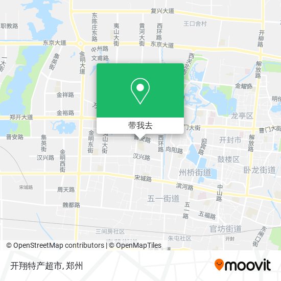 开翔特产超市地图