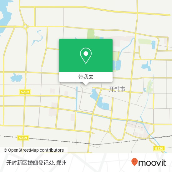 开封新区婚姻登记处地图