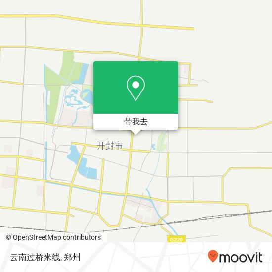 云南过桥米线地图