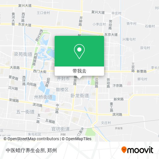 中医蜡疗养生会所地图