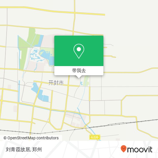 刘青霞故居地图