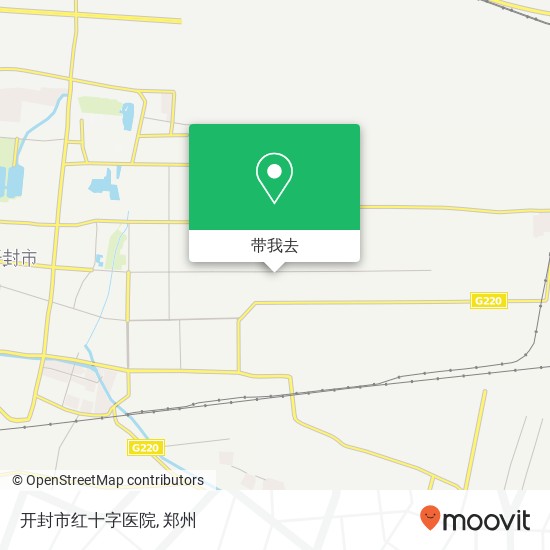 开封市红十字医院地图