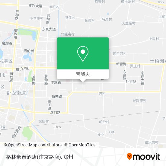 格林豪泰酒店(汴京路店)地图