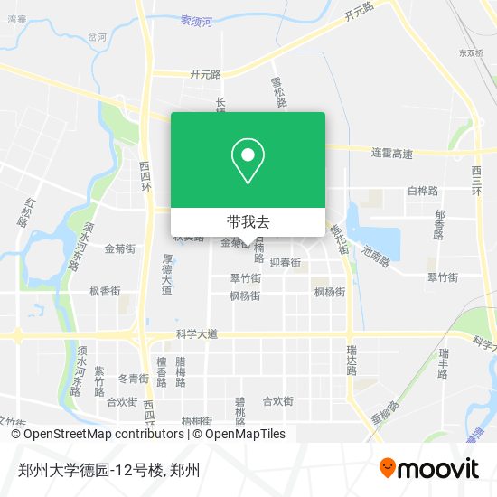 郑州大学德园-12号楼地图