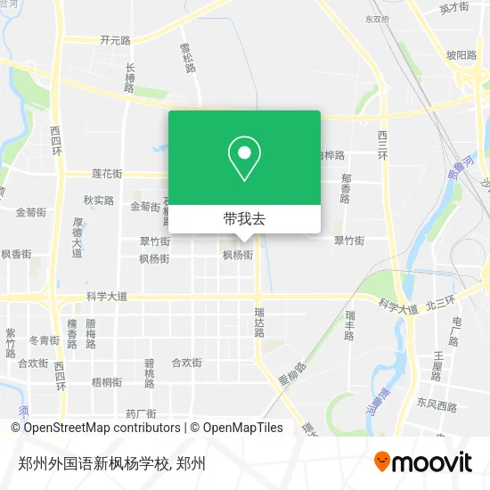 郑州外国语新枫杨学校地图