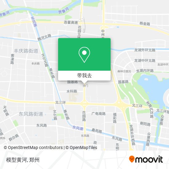 模型黄河地图