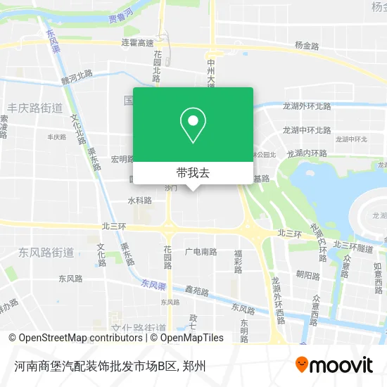 河南商堡汽配装饰批发市场B区地图