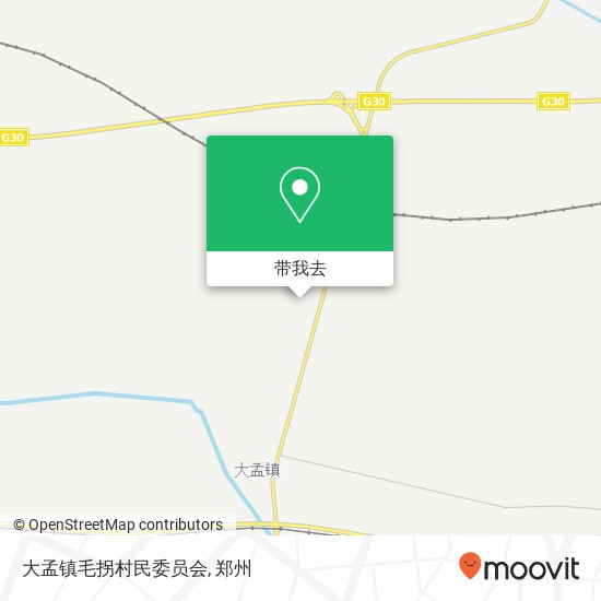 大孟镇毛拐村民委员会地图