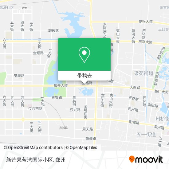 新芒果蓝湾国际小区地图