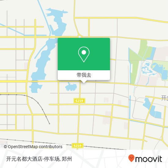 开元名都大酒店-停车场地图
