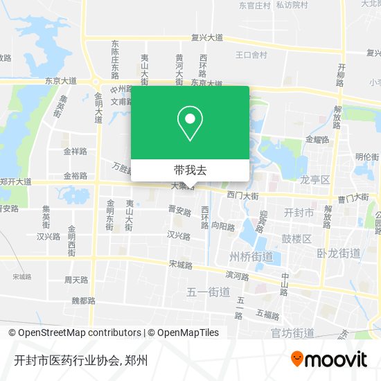 开封市医药行业协会地图
