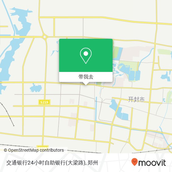 交通银行24小时自助银行(大梁路)地图