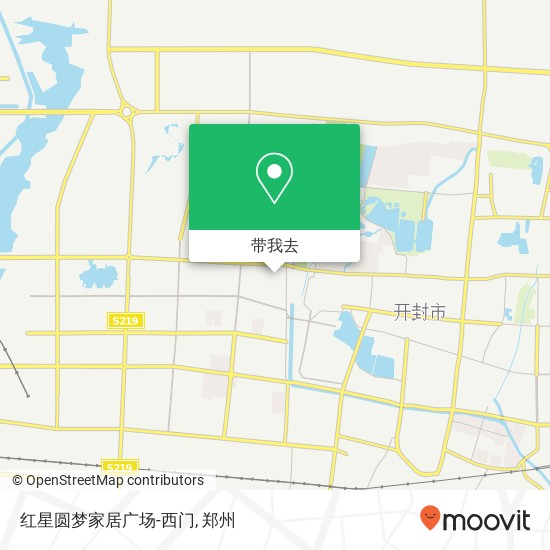 红星圆梦家居广场-西门地图