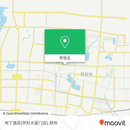 布丁酒店(开封大梁门店)地图