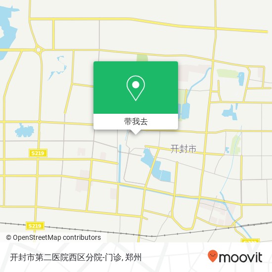开封市第二医院西区分院-门诊地图