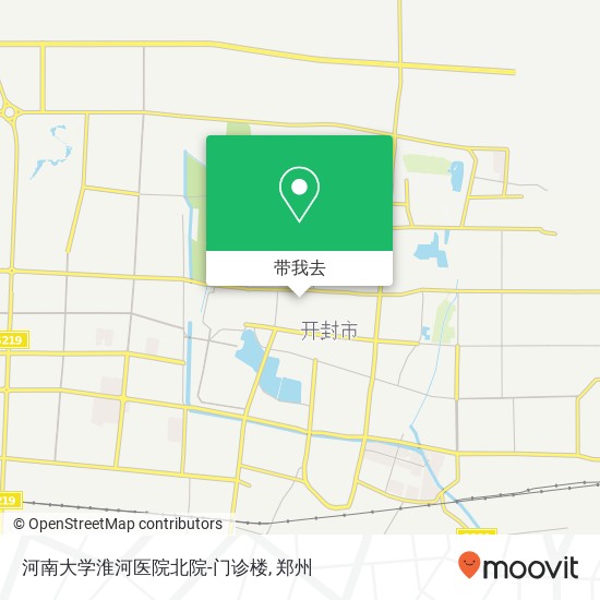 河南大学淮河医院北院-门诊楼地图