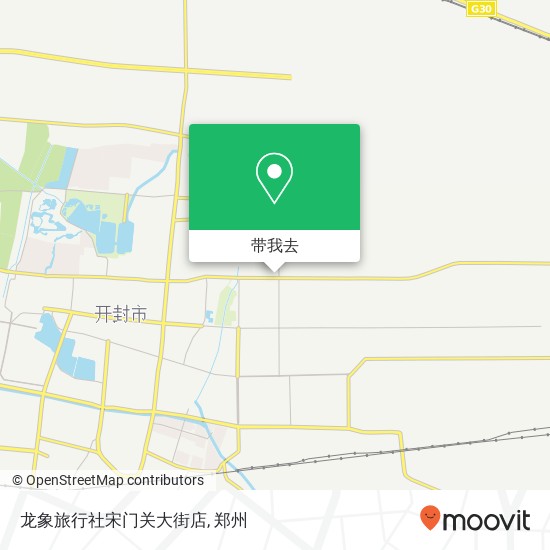 龙象旅行社宋门关大街店地图