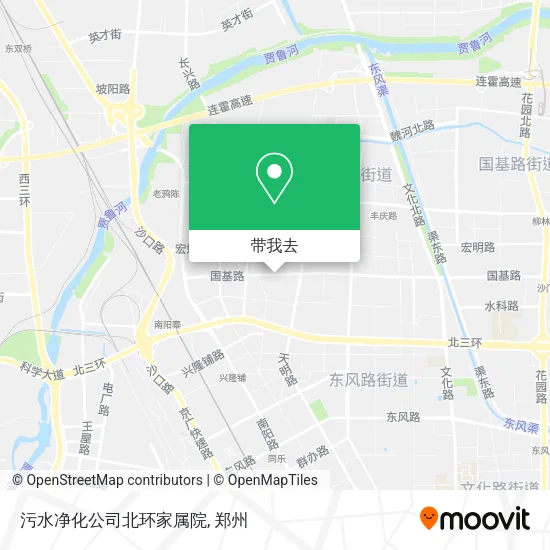 污水净化公司北环家属院地图