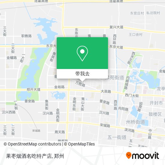 果枣烟酒名吃特产店地图