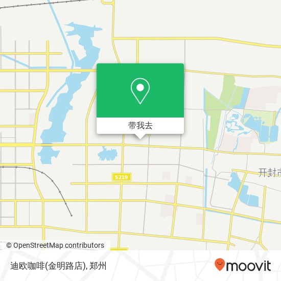 迪欧咖啡(金明路店)地图