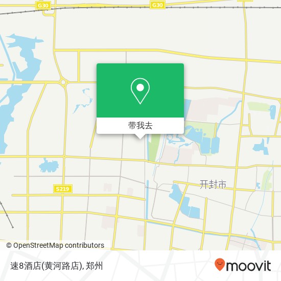 速8酒店(黄河路店)地图