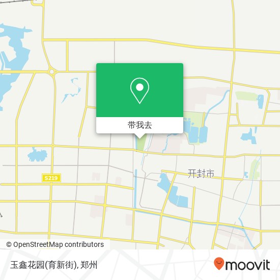 玉鑫花园(育新街)地图