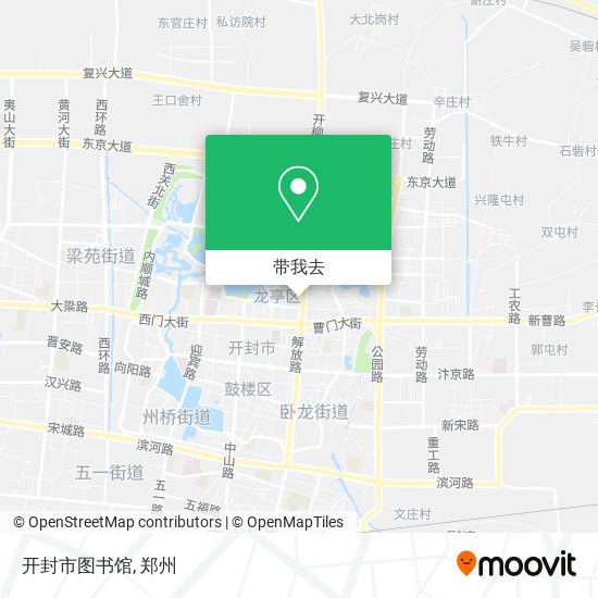 开封市图书馆地图
