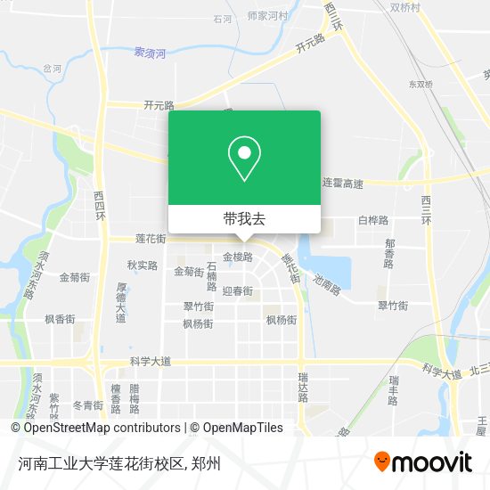 河南工业大学莲花街校区地图