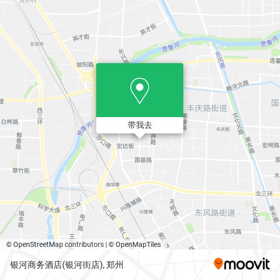 银河商务酒店(银河街店)地图