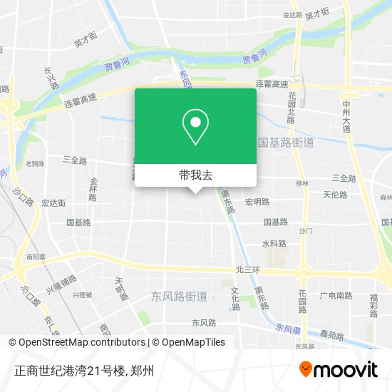 正商世纪港湾21号楼地图