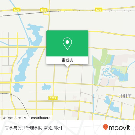 哲学与公共管理学院-南苑地图