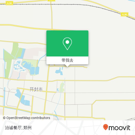 治诚餐厅地图
