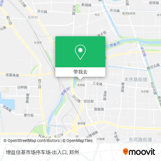 增益信基市场停车场-出入口地图